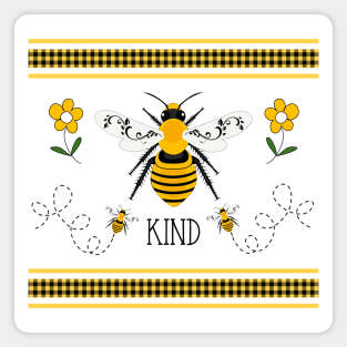 Bee Happy Quilt F Magnet